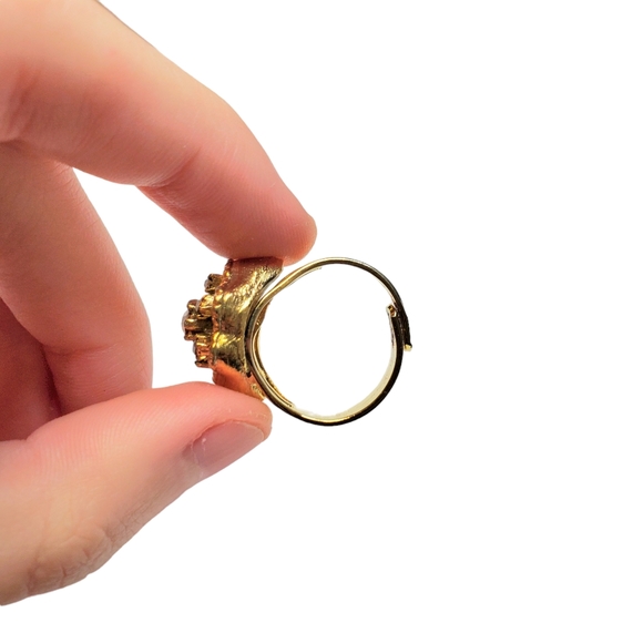 Vintage adjustable ring - Picture 2 of 4